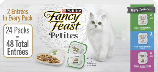 Purina  Petites Gravy Adult Gourmet Single Serve Break Apart Wet Cat Food