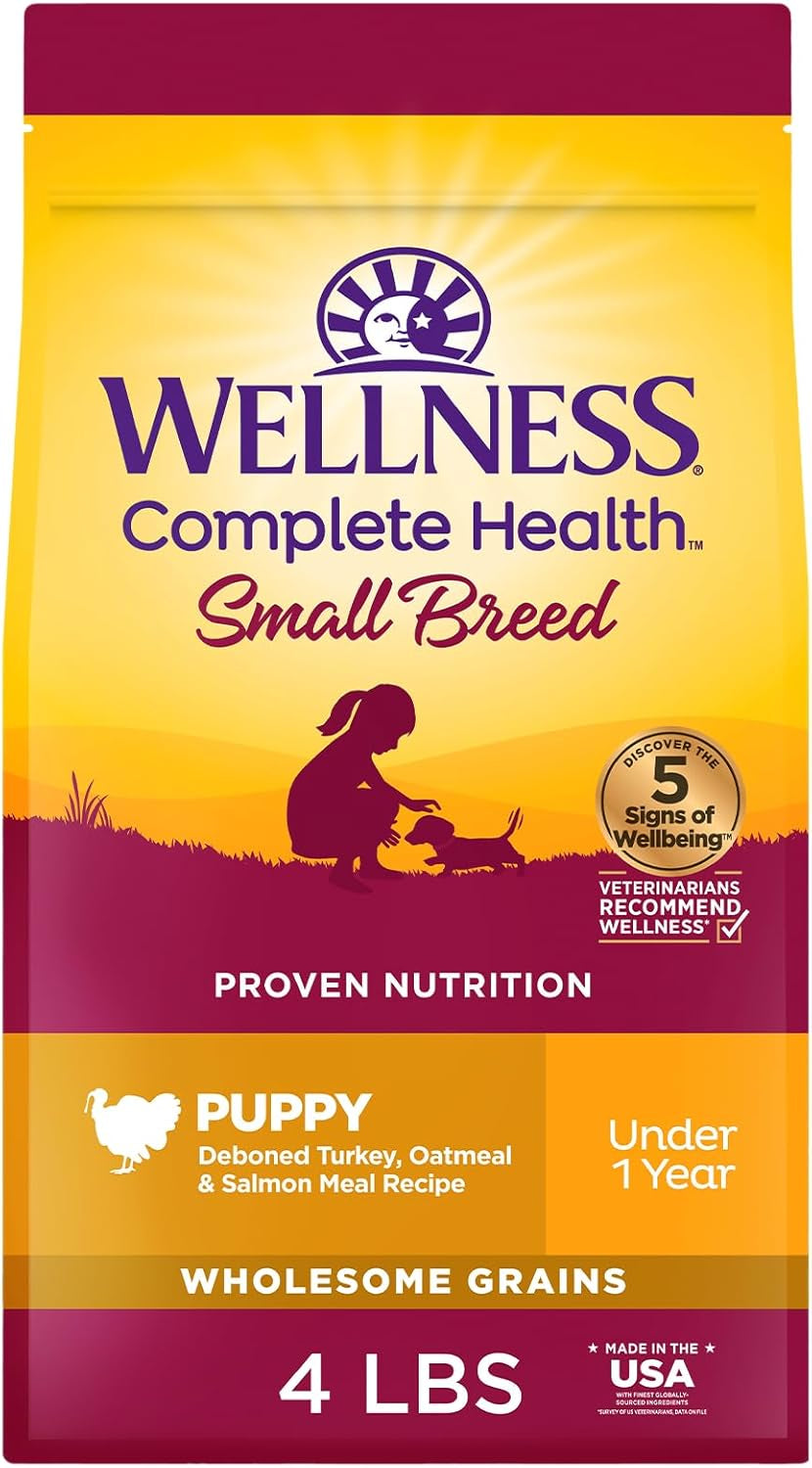Complete Health Natural Dry Small Breed Dog Food Small Breed Puppy Turkey, Salmon & Oatmeal