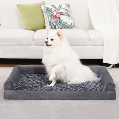 29" Orthopedic Dog Bed for Medium Dogs with Waterproof Washable Cover and Memory Foam